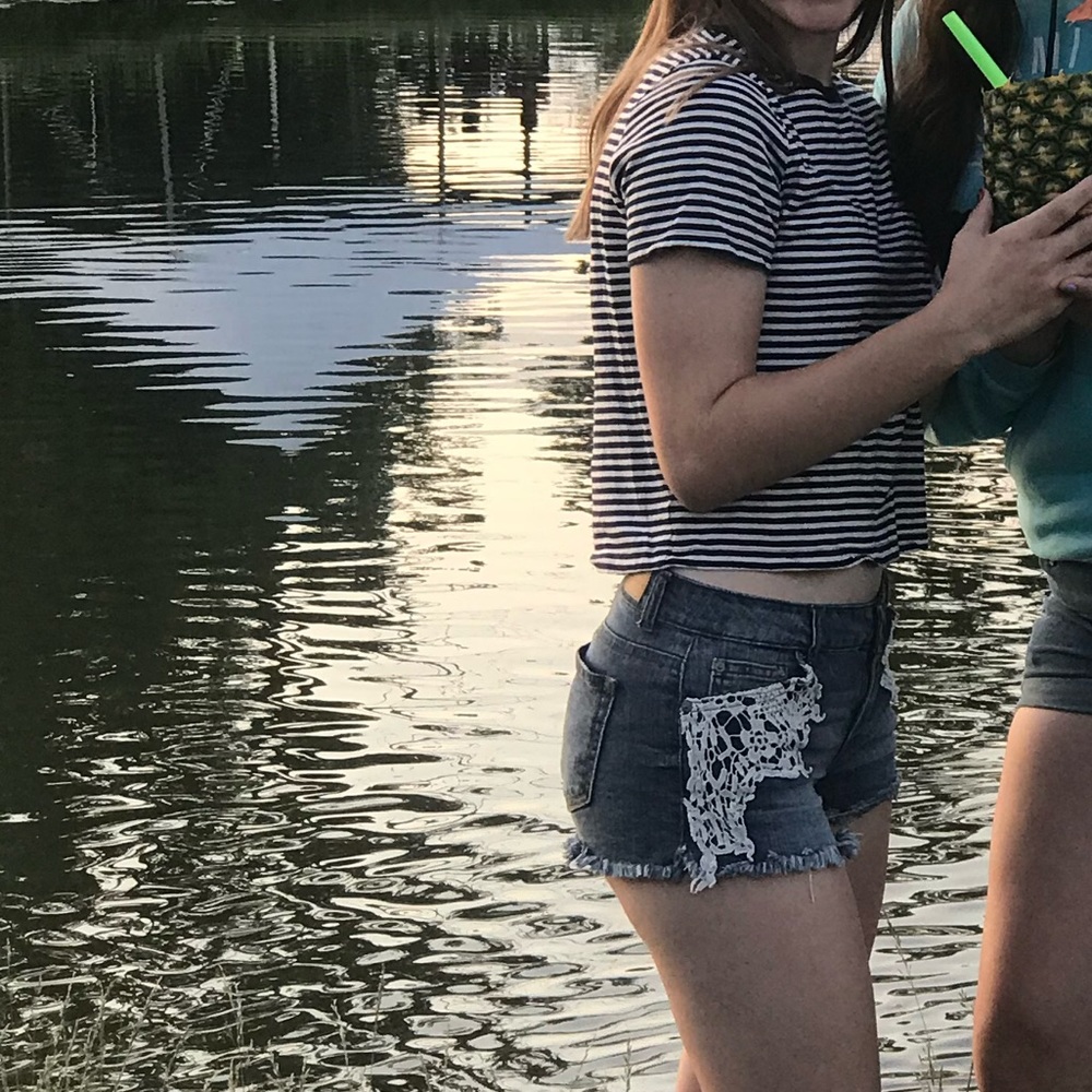 jean shorts